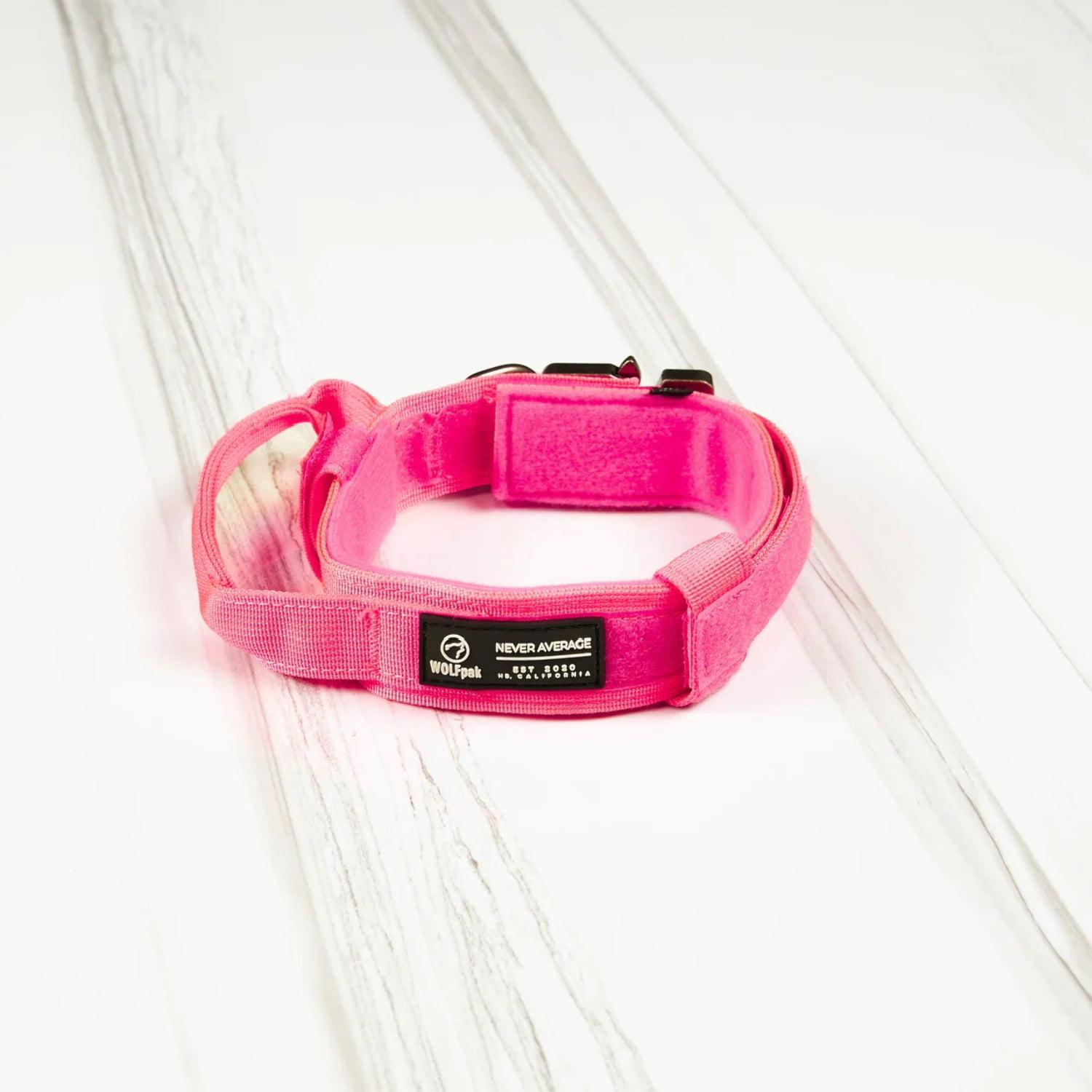 Wolfpak Tactical Nylon Dog Collar Pink Goddess