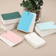thumbnail image 6 of 10pcs Flash Card with Ring, 3.5x2" Flash Card Blank 100 Sheets Each White Blank Index Cards Small Note Cards for Studying Memory Learning, Dark Blue, 6 of 6