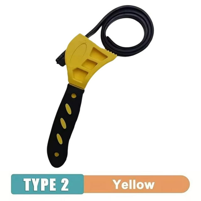 Multifunction Belt Strap Wrench Adjustable OilFilter RepairSpanner Nice Car