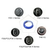 thumbnail image 2 of Anodized Blue Aluminum Keyless Engine Push Start Button Decoration Ring Trim For BMW 2 3 4 Series X1 (F22 F30 F32 F34 F48), 2 of 9
