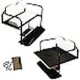 thumbnail image 3 of Performance Plus Carts Club Car Precedent/Onward/Tempo Golf Cart Rear Flip Seat Kit | Folding Steel Frame Rear Seat Kit | White Cushions | Compatible with 2004-Up Models, 3 of 4