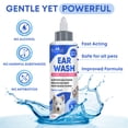 thumbnail image 6 of Cat & Dog Ear Cleaner Drops & Wash Solution - Yeast Otic & Itchy Ear Support for Pet - Wax Remover & Flush Remedy for Any Pets, 6 of 11