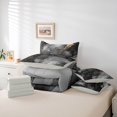 thumbnail image 6 of Manfei Marble Watercolor Twin Bedding Sets 7-Piece for Boys Girls,Stone Pattern Bedding Comforter Set Microfiber,Abstract Gradient Breathable Sheet Sets,Lightweight Room Decor,Reversible, 6 of 8