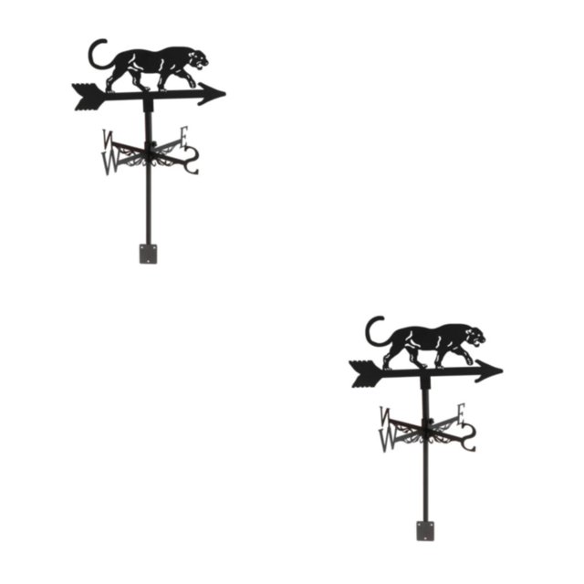 Yuarrent Weather Vane Farm Scene Roof Mount Backyard Garden for Type4