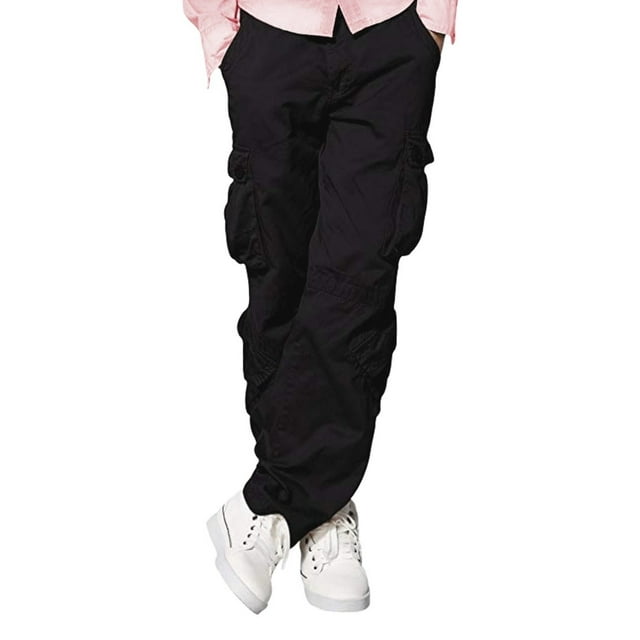 Men Comfort Relaxed Fit Multi Pockets Army Wild Cargo Casual Pants