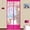 Pink, variant on Magnetic Door Curtain Self Closing Mesh Screen for Home Bedroom,Pink