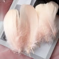 thumbnail image 3 of SUSHANG 50 Colored Goose Feathers Decoration for Wedding Clothing Stick Cat Colourful Diy for Hair Party Home Flower PC Decoration Plumage Craft 50 Plumage Middle Floating Plume, 3 of 3