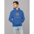 thumbnail image 2 of Le Soleil Radiance - Vintage Sun Emoji Graphic Men's Hoodie, 2 of 4