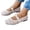 White, variant on Womens Mary Jane Shoes Spring Work Trendy Low Heels Flats Shoes Slip on Non Slip Wide Closed Toe Ballet Walking Shoes (Beige)