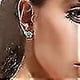 thumbnail image 3 of Flower Stud Earrings For Women With Flower 14k Plated, 3 of 5