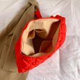 thumbnail image 2 of Bolso Hombro Acolchado Tipo Media Con Correa Lazo para Mujer Hobo (gris), 2 of 8