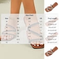thumbnail image 3 of Women's Rhinestone Strappy Open Toe Slide Sandals Slip on Casual Flat Sandals Seaside Vacation Summer Black 6, 3 of 8