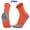 Orange, variant on 3 Pairs Mid-Calf Running Socks for Men & Women, Coolmax Combed Cotton Sweat Wicking Anti-Blister Thick Terry Bottom Socks for Running Cycling Basketball Football Gym Tennis Badminton