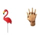 thumbnail image 1 of Estatua de estaca de jardín,Adorno de flamenco para jardín,patio,porche,Escultura de mano,Escultura de mano,manos entrelazadas,amantes abrazados.,Figuras de estatuas de resina de pareja, 1 of 8
