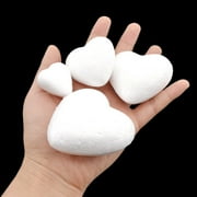 White Foam Polystyrene Modelling DIY Craft Heart Shape Party Decor