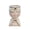 White, variant on Face Planter Pot with Heart Hands, Resin Head Planter for Indoor Plants, Cute Succulent Pots with Drainage Hole, Gardening Gifts for Women Mom Teacher, 4.8" Home Decor (White)