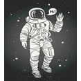 thumbnail image 3 of Ambesonne Nebula Duvet Cover Set, Cartoon Astronaut Space, King, Charcoal Grey Dust, 3 of 3
