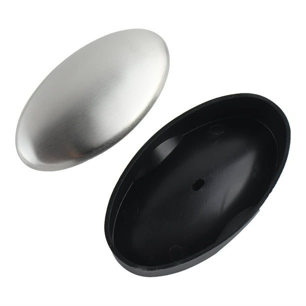 Oval Stainless Steel Soap Removing Tasting Fishy Garlic Smell Taste
