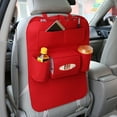 thumbnail image 2 of 1 PC Auto Seat Back Organizer Storage Car Multifunctional Collection Organizer Multi-Pocket Storage Bag Holder Hanger Large Capacity(Red), 2 of 3