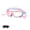 Pink, variant on Wide Field Waterproof Swimming Goggles with Soft Silicone Frame, Adjustable Straps, High-Definition Lenses, Fog Resistance, and Wide-Angle Vision