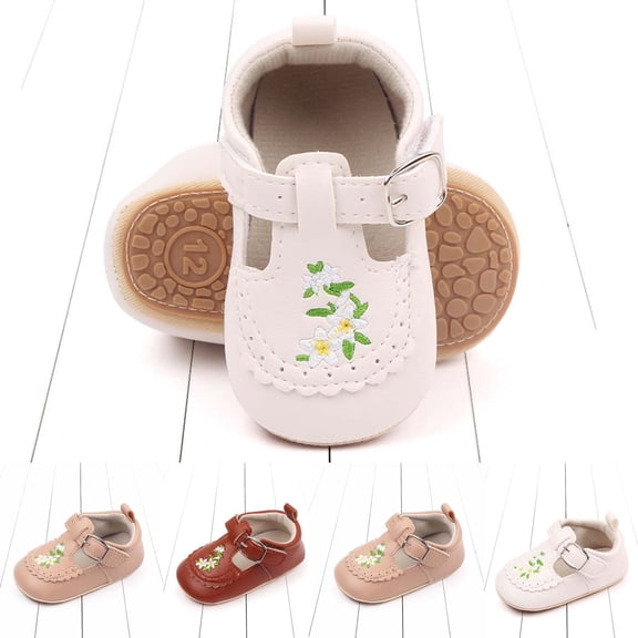Summer New Baby Everything Casual Breathable Cute Rubber Soles Non-slip Soft Soles Baby Sandals Toddler Shoes White qILAKOG Size 5