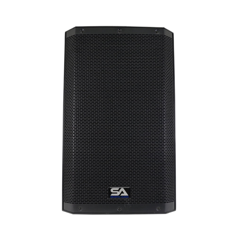 Seismic Audio - Riot-15 - Powered 15" 1000 Watt PA /DJ Speaker with Bluetooth, DSP, Built in Mixer & Class D Amplifier