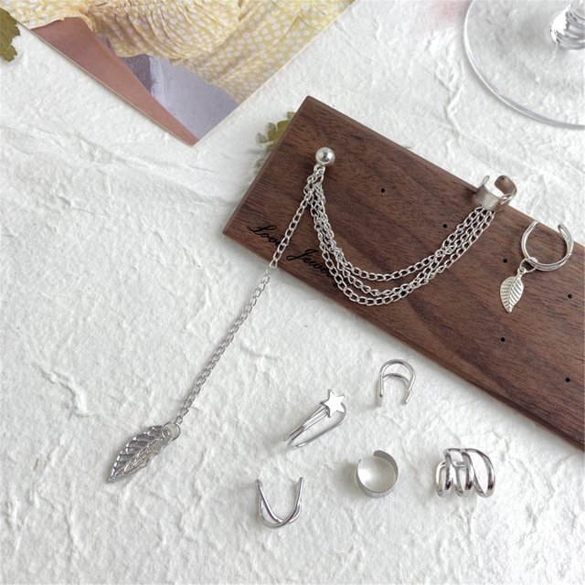 Grande Réduction, Ensemble de Clips d'Oreille 7 Pcs en Forme de U, PENDANE, Or