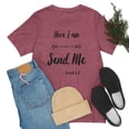 thumbnail image 4 of Unisex Jersey Short Sleeve Tee Christian T-Shirt Here I am Lord 2XL, 4 of 5