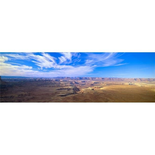 Panoramic Images PPI160012S Canyonlands Parc National Près de Moab Utah Affiche Imprimée, 27 x 9
