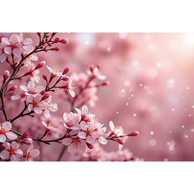 Spring Floral Gard Background Photography Flower Blossom Gre Grass Field Backdrop Natural Sce Photo Studio Props