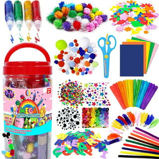 1000 Pieces Giftable Craft Box DIY Craft Art Supply Set Kids Materials Arts  and Crafts Supplies Set for Toddlers School Project