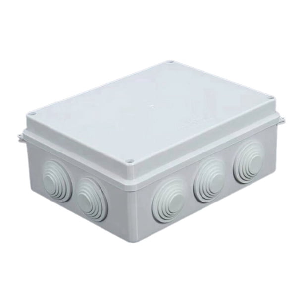 Caja de Conexiones Impermeable IP65, Caja Eléctrica Universal A Prueba de Polvo de Plástico ABS, Caja de Proyectos para Exteriores e Interiores