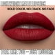 thumbnail image 2 of Lápiz labial Mynena rojo oscuro de larga duración, impermeable, vegano, 2 of 8