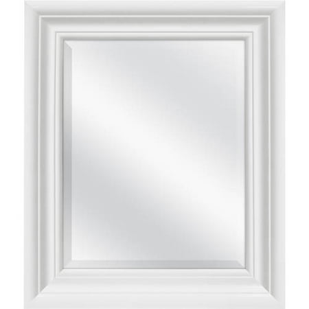 Allen Roth White Beveled Wall Mirror Brickseek Allen Roth White Beveled Wall Mirror