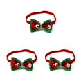 thumbnail image 4 of Greeniant Collar para mascotas Corbata para perros Corbata para perros Pajarita ajustable Decoraciones navideñas Type1 NO1, 4 of 6