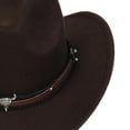 thumbnail image 6 of Boys Girls Bucket Hat 3-18 Years Childrens Hat With Upturned Brim Cowboy Hat Head Accessory Solid Color Top Hat Wide Brimmed Hat Summer Cap, 6 of 7
