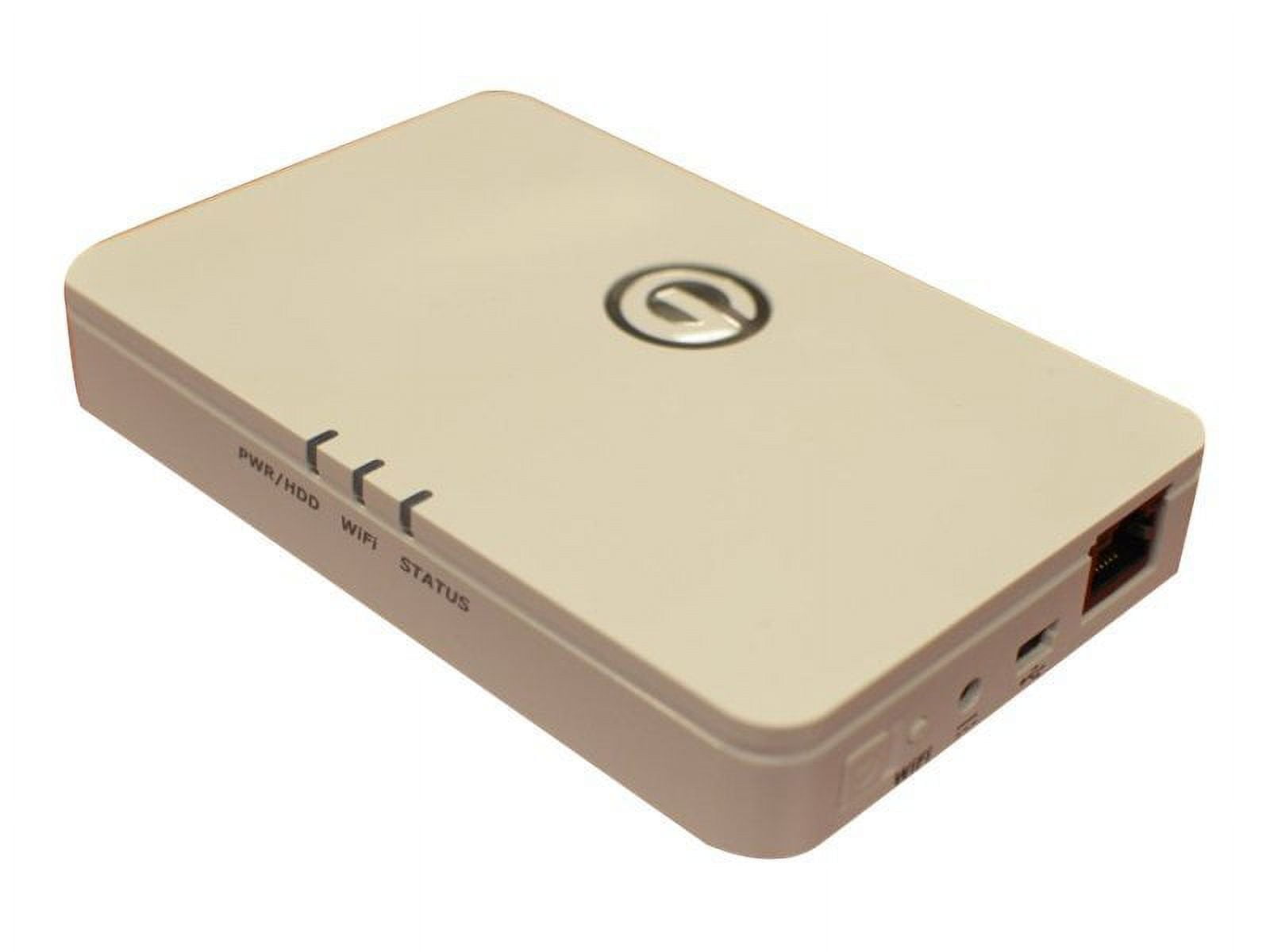 HGST G-CONNECT 500 GB Network Hard Drive, 2.5" External, White