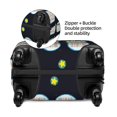 thumbnail image 3 of Bingfone Space Math Times Tables Luggage Cover Washable Suitcase Cover Protector Anti-scratch Suitcase cover Fits 18-32 Inch Luggage (No luggage included), 3 of 8