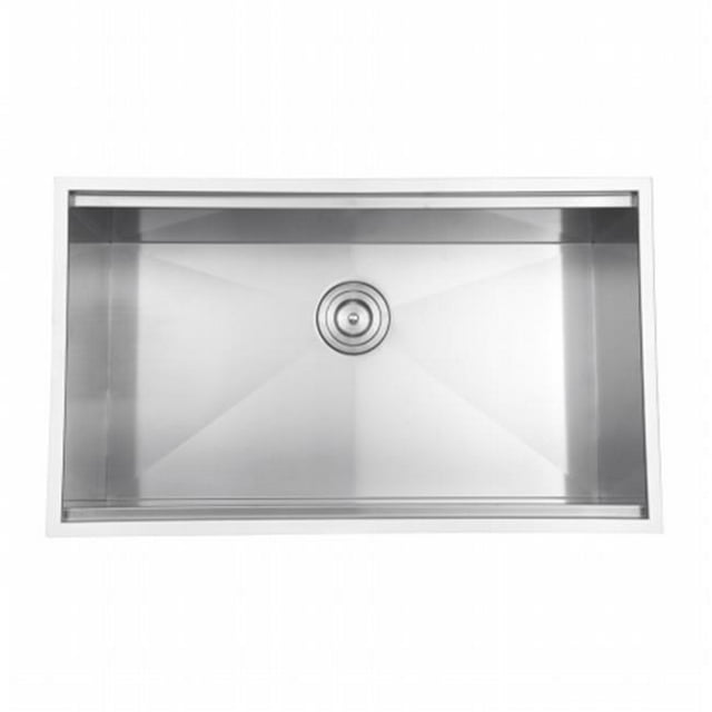 Undermount 16 Gauge 32 in. Kitchen Sink Single Bowl