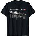 thumbnail image 1 of Formula Racing Open Wheel Car Austin Texas Circuit USA Flag T-Shirt - As Picture - XL, 1 of 4