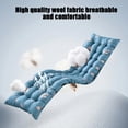 thumbnail image 5 of VUYUEN Clearance Sun Lounger Chair Cushions, Sundlight Patio Cushions Chaise Outdoor Mattress Recliner Quilted Thick Padded Seat Cushion Reclining Chair Rocking with Ties, 5 of 7