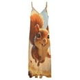 thumbnail image 4 of Funny Squirrel Sleeveless Dress for Women Clothing Female Women's Summer Skirt, 4 of 7