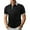 Black, variant on LMOIPLI Men's Casual Lapel Shirts Short Sleeve Classic Button Shirt Fashion Cotton Color Block Tops with Pocket Gray XXXL