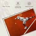 thumbnail image 6 of Elephant Stock Tennis Play Wall Art - Horizontal Canvas Wall Art - Living Room Wall Decor - Sports Canvas - Brown And Beige Decor - 45" x 30", 6 of 8