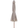 thumbnail image 3 of Meridian Furniture Amalfi Beige Polyester Patio Umbrella, 3 of 11