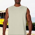 thumbnail image 2 of Men’s Sleeveless Washed Tank Top Summer Streetwear Cotton Casual Muscle Tee, 2 of 8