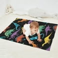 thumbnail image 2 of Colorful Dinosaurs Galaxy Pattern Blanket,Comfortable Soft Lamb Wool Throw Blanket,All Season,Warm Lightweight Blankets for Sofa Bed Couch Living Room Chair,30"x40", 2 of 4