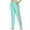Green, variant on USNSM Women's Cinch Bottom Sweatpants Slim Fit Elastic High Waisted Joggers Pants Side Patchwork Tapered Trousers Gray S