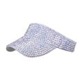 thumbnail image 1 of Womens Leopard Print Sun Protection Visor Cap - Polyester, Adjustable, One Size - Fashion/Sunny Days, 1 of 3
