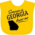 thumbnail image 3 of Inktastic Someone in Georgia Loves Me Boys or Girls Baby Bib, 3 of 4